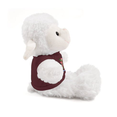 Custom Photo Festive Poinsettia Stuffed Animals with Tee